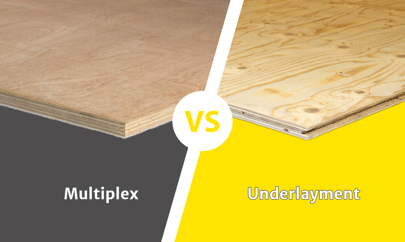 Wat is het verschil tussen multiplex en underlayment?