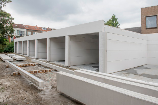 Prefab wanden van cellenbeton