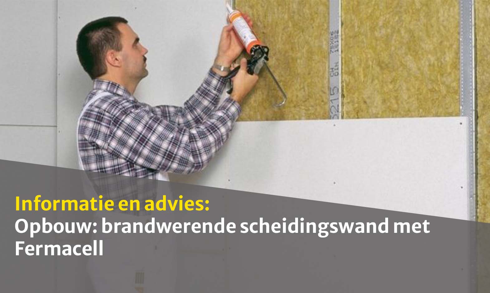 Opbouw Brandwerende Scheidingswand Met Fermacell