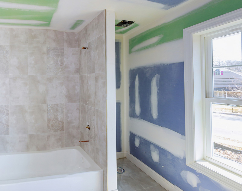 Gipsplaten voor badkamer