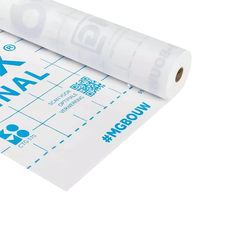 Damp-open folie voor onder dakpannen