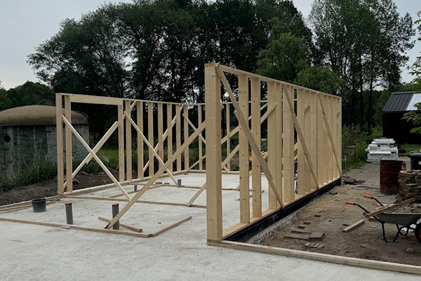 Opbouw van de wanden