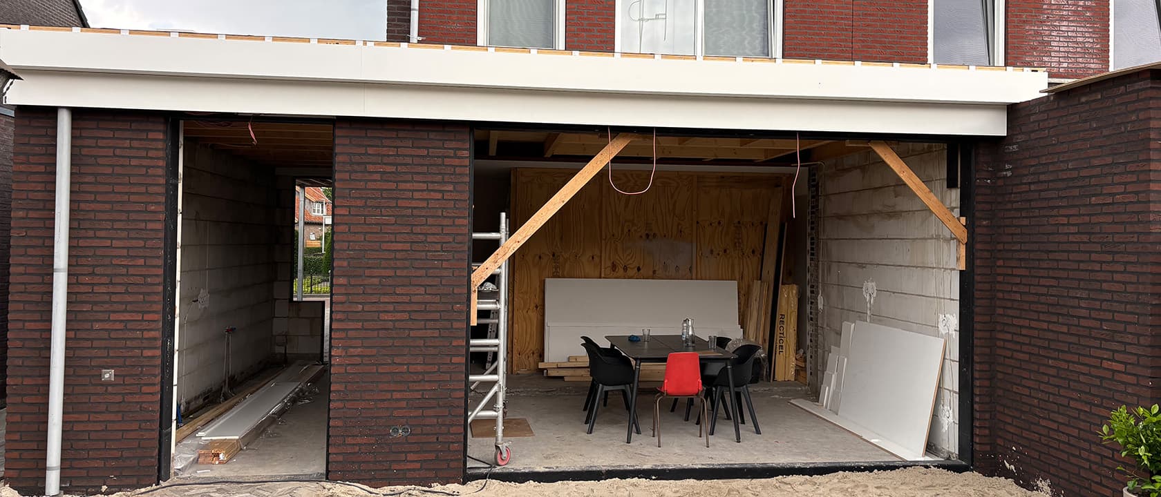Aanbouw voor meer woonruimte
