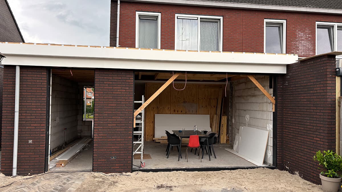 Aanbouw voor meer woonruimte