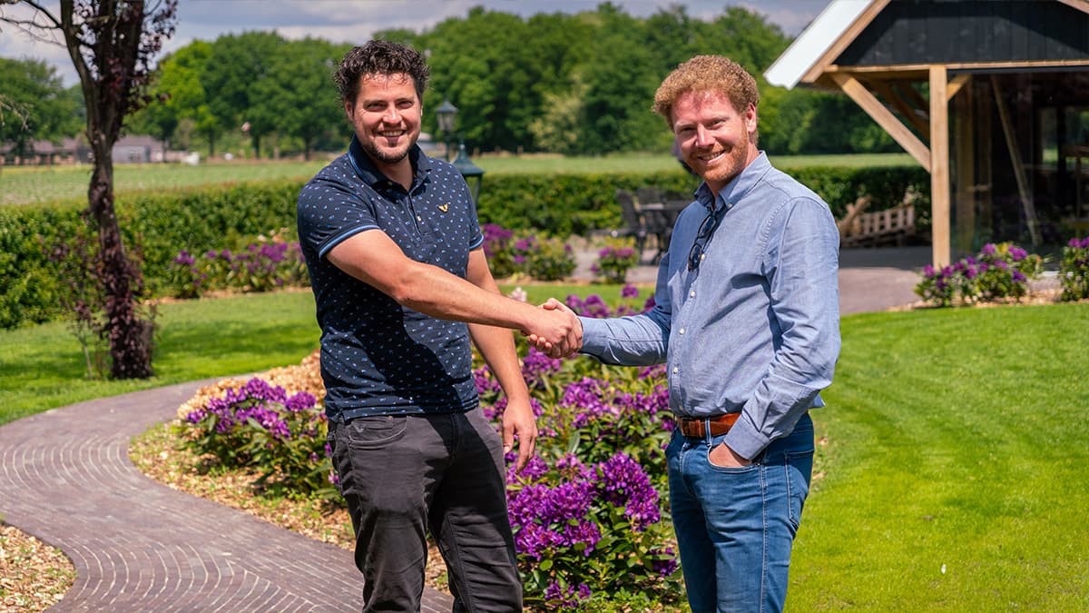 Landelijke tuininrichting