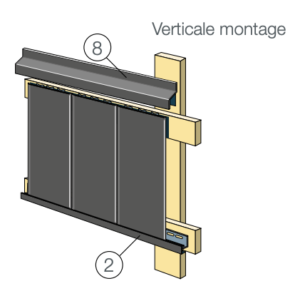 Fortalit Verticale Montage