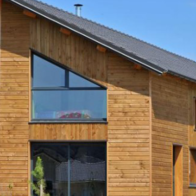 Douglas gevelbekleding blank