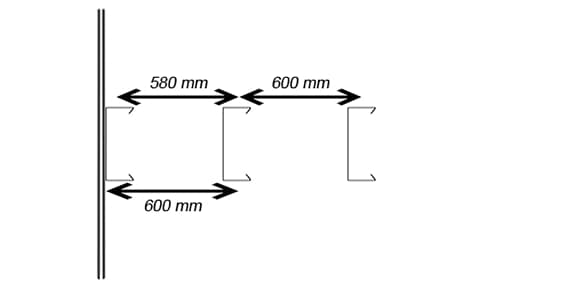 C-profielen_monteren_metal_stud_wand
