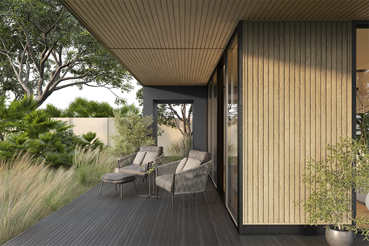 Fronto gevelbekleding wand of plafond