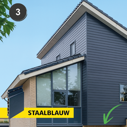 Keralit Sponningdeel 143 mm - Staalblauw