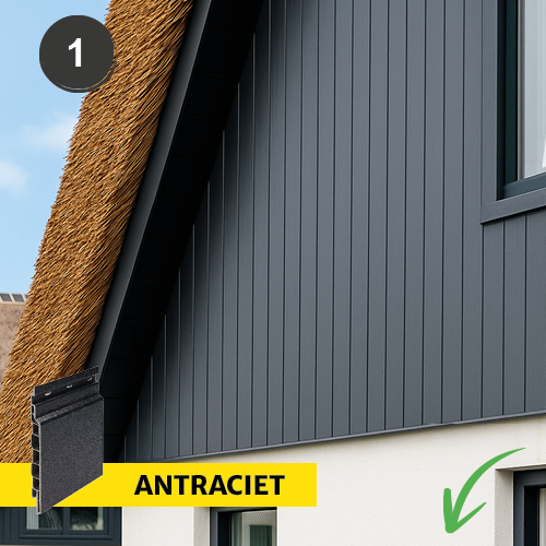 Keralit Sponningdeel 143 mm - Antraciet