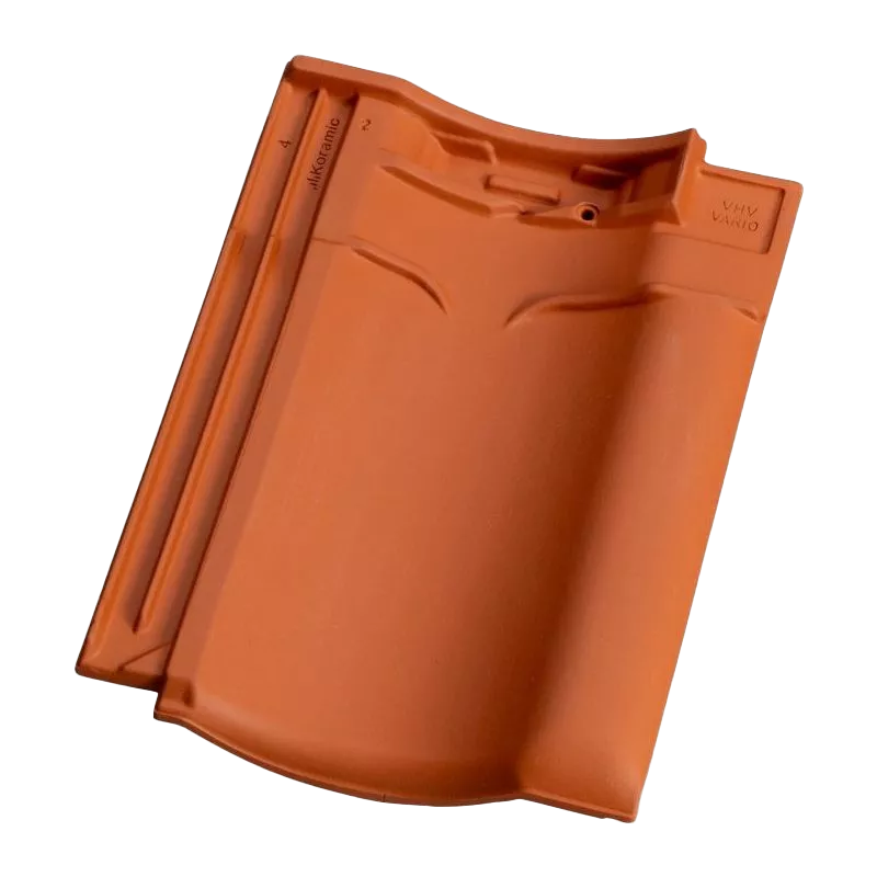 Keramische dakpan rood