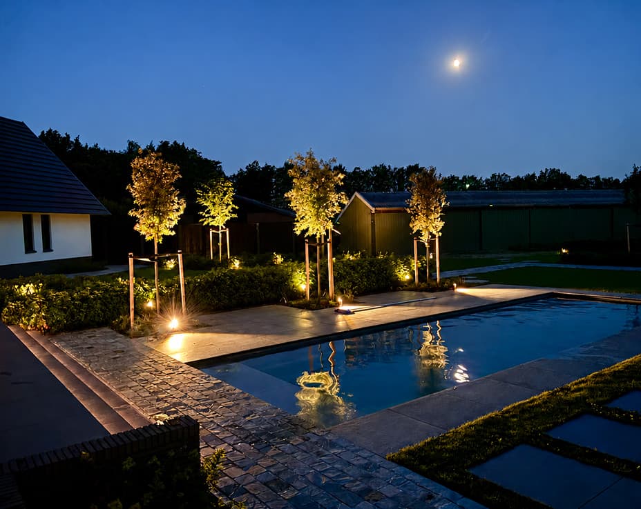 Project_tuin_bestrating_tuinverlichting