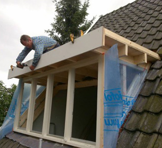 Projectvoorbeeld afwerking van een dakrand