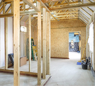 Projectvoorbeeld balklaag voor wand