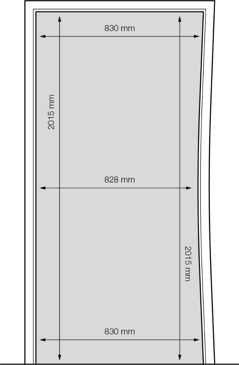 Svedex doorgemetseld kozijn
