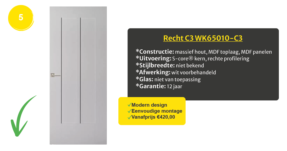 Weekamp Recht C3 WK65010-C3