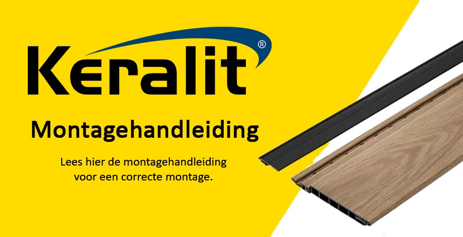 Keralit Shadowline Profiel Montagehandleiding