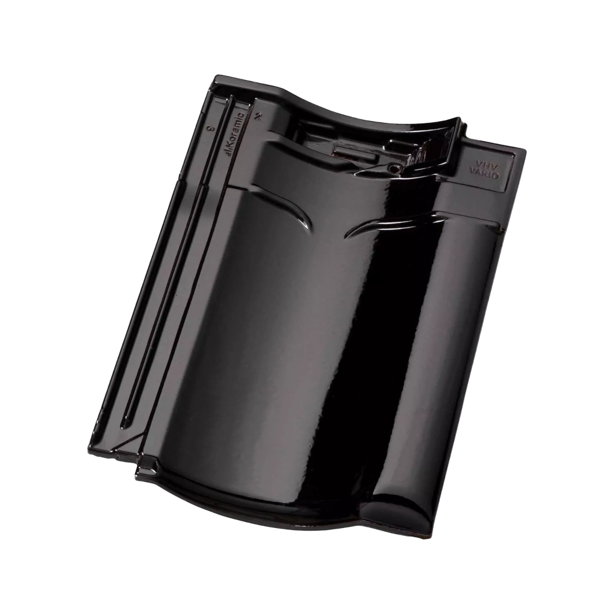 Keramische dakpan zwart