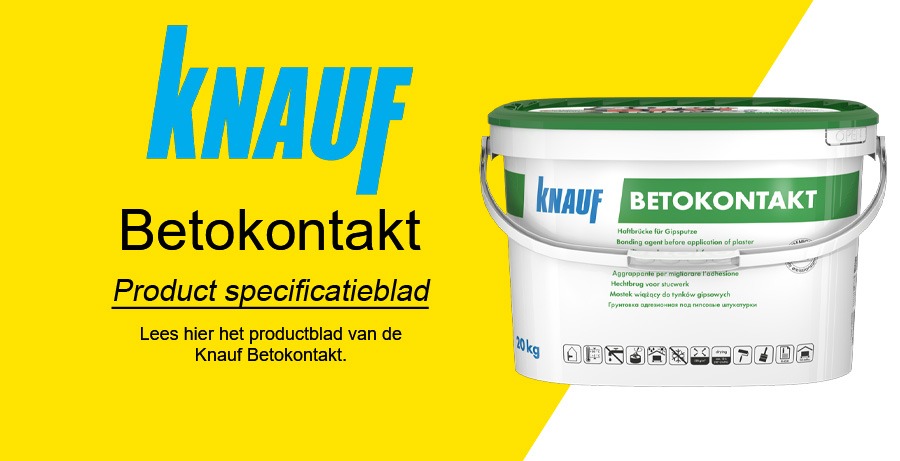 Knauf Betokontakt Productblad