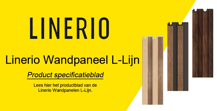 Linerio Wandpaneel L-Lijn (Art. 0830) Productblad