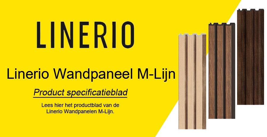 Linerio Wandpaneel lijn M Porducbtlad