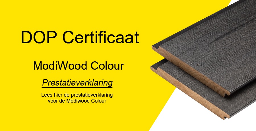 ModiWood Colour DOP Certificaat