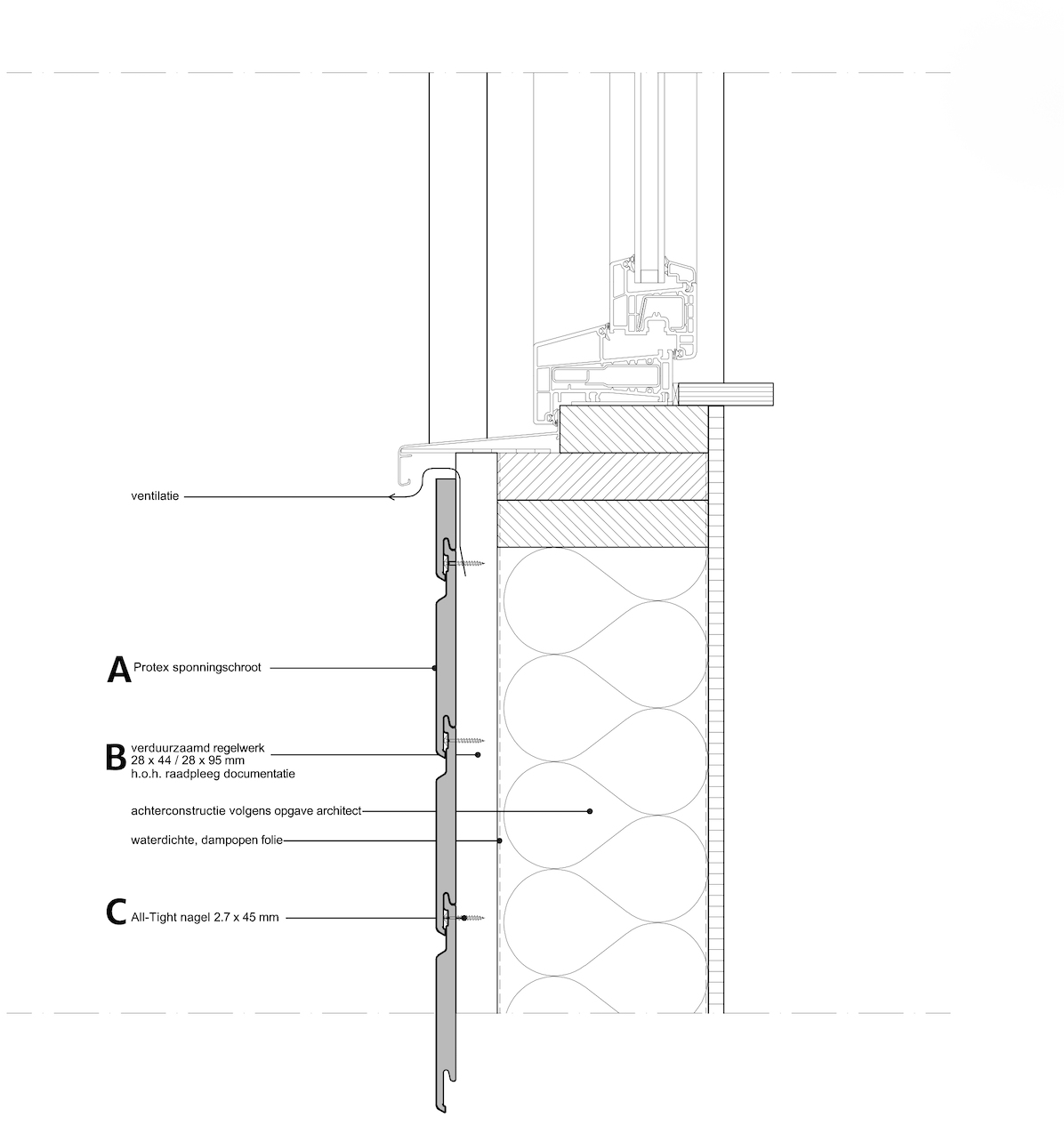 Onderaansluiting zonder maaiveld