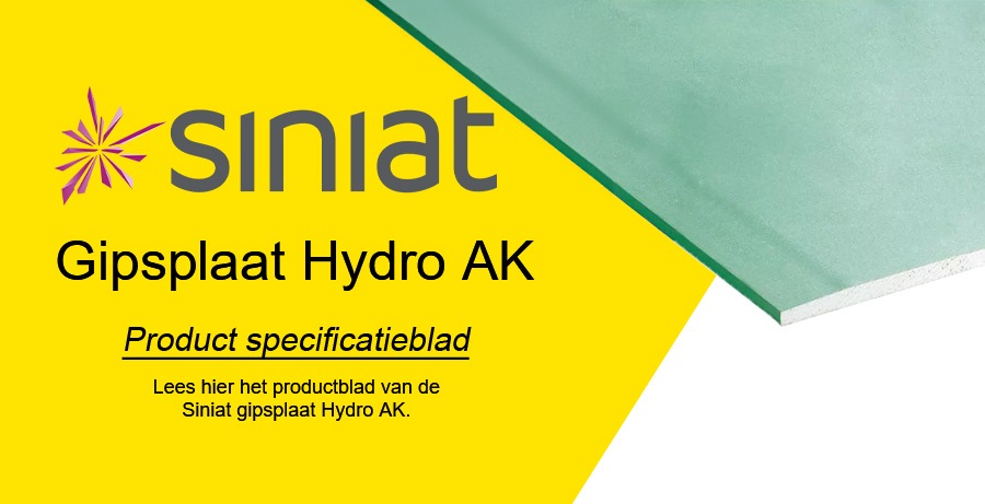 Siniat Gipsplaten Hydro AK PB