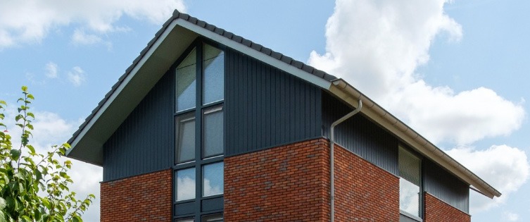 Voorbeeld Keralit Antraciet 143mm