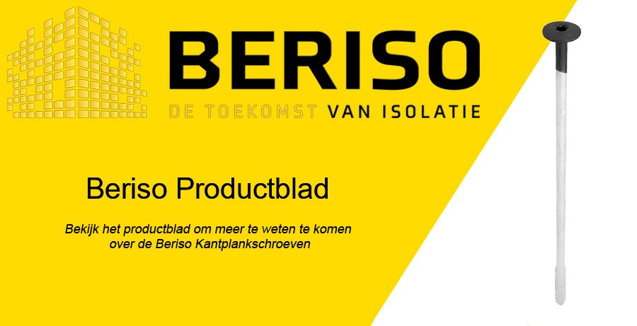 Beriso Kantplankschroeven Productblad