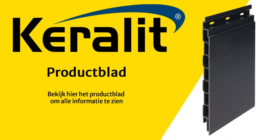 Keralit Sponningdeel 190 mm (bestelnr. 2819)