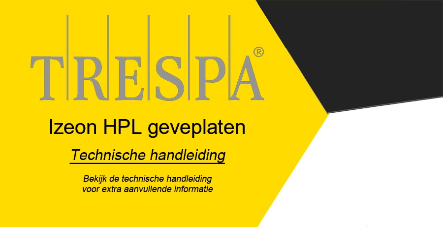 Trespa Izeon 6 mm Jet Black RAL 9005 Productblad