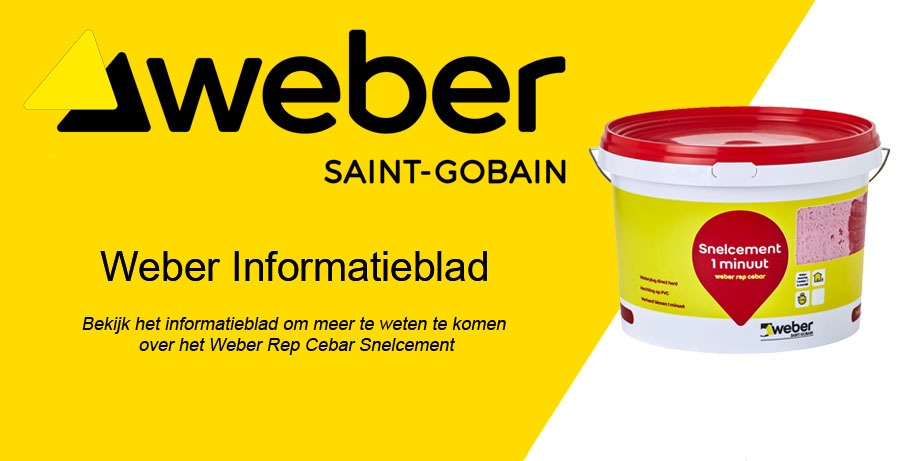 Weber Rep Cebar Snelcement Informatieblad